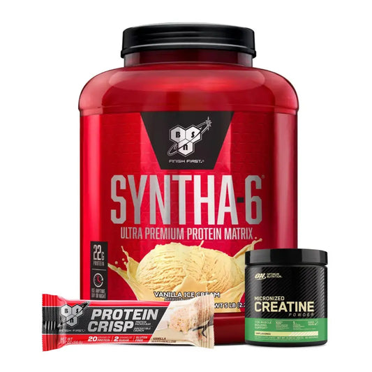 Syntha 6 5 lb + Creatine Optimum 60 Serv + Obsequios