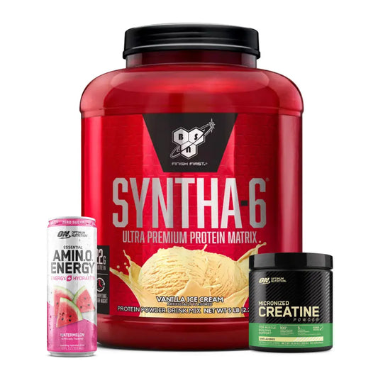 Syntha 6 5 lb + Creatine Optimum 60 Serv + Obsequios