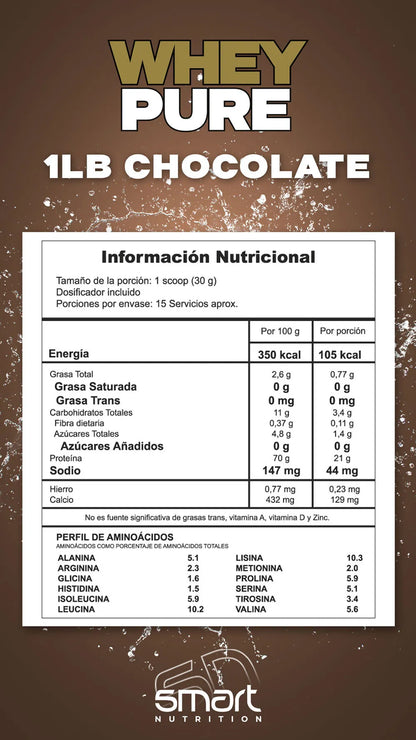 Whey-1-Lb-TablaChocolate - Zona FIT