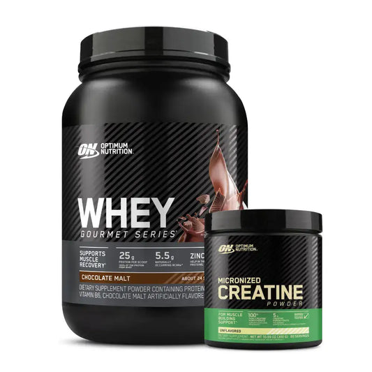 Whey Gourmet 2 LB + Creatine Optimum 60 Serv