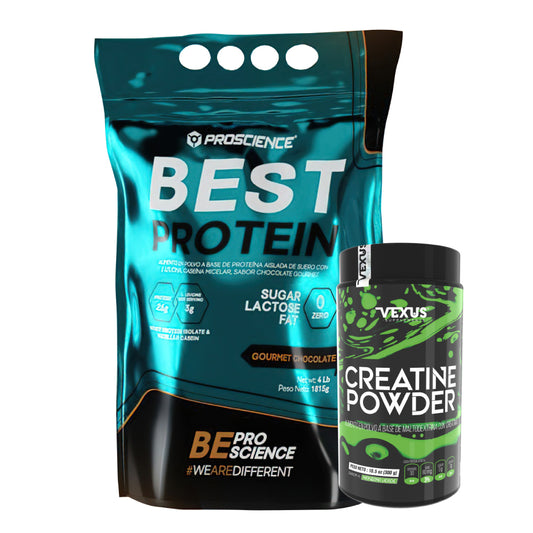 Best Protein 4 lb + Creatine Vexus 30 serv - Zona FIT