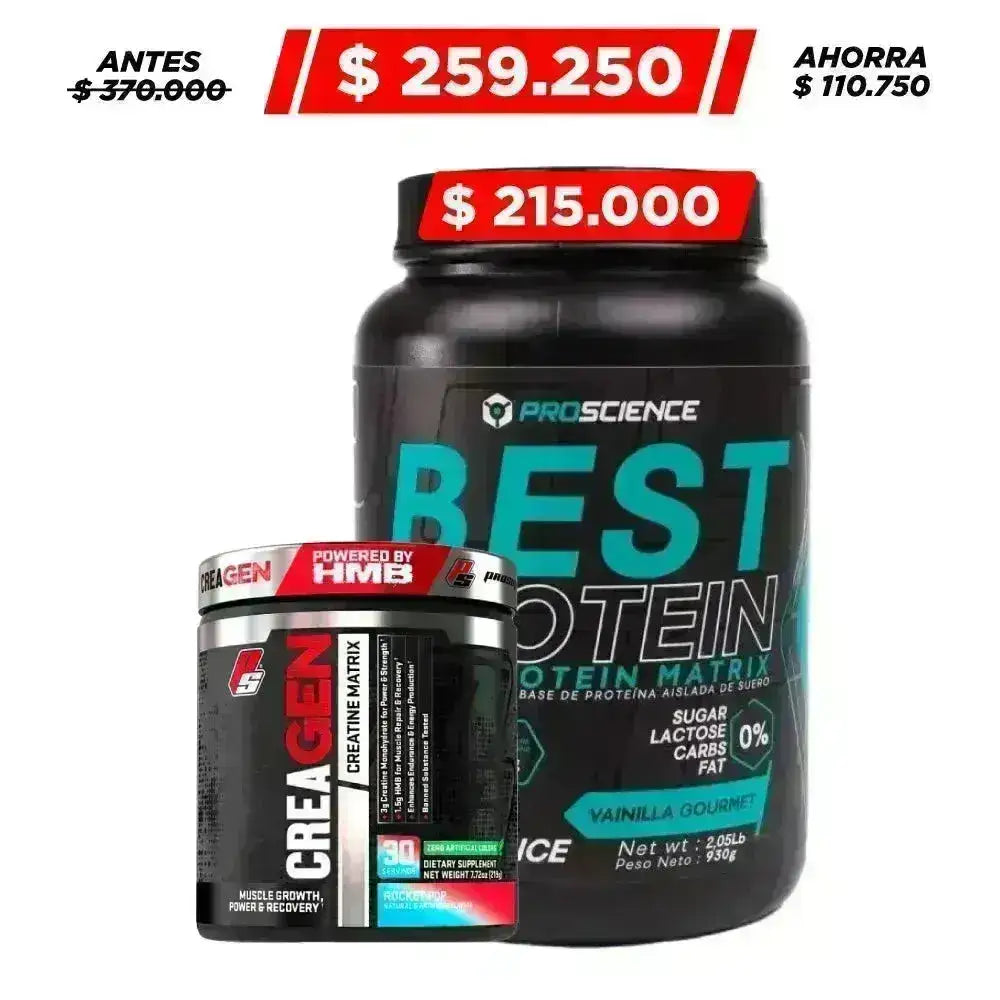 Best Protein 2 lb + Creagen 30 serv - Zona FIT