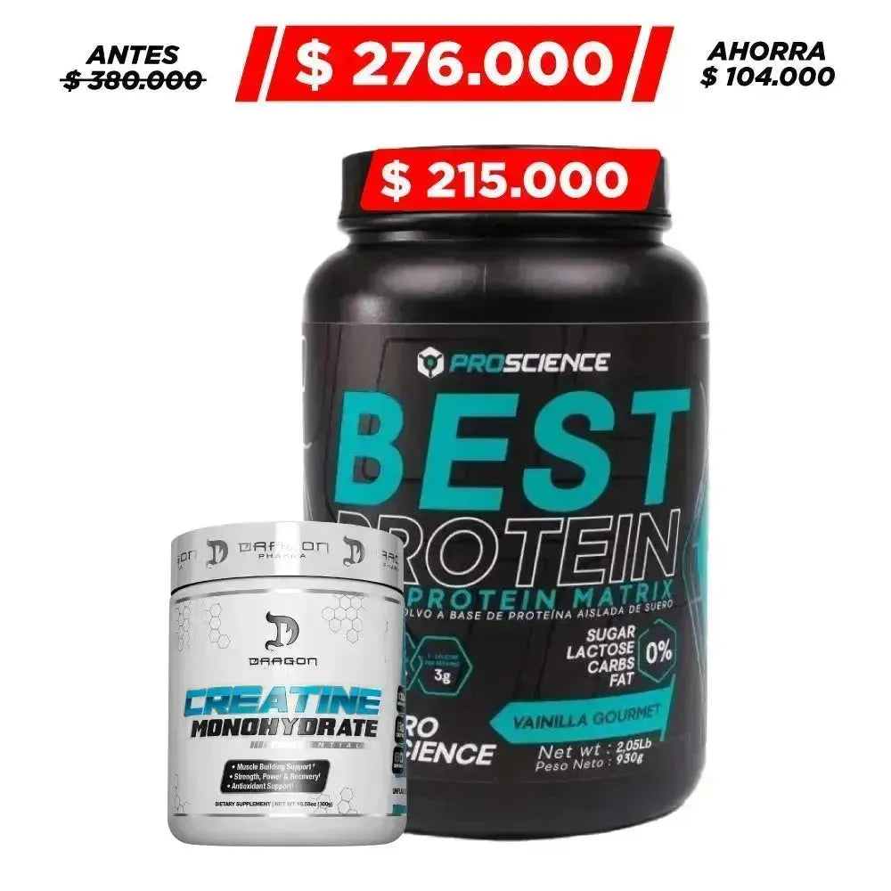 Best Protein 2 lb + Creatine 300 gr - Zona FIT