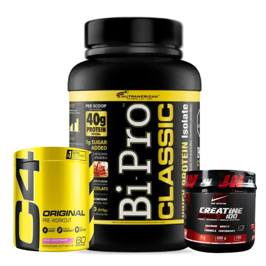 Bipro Classic 2 lb + C4 60 ser + Creatine Iron 500 gr - Zona FIT