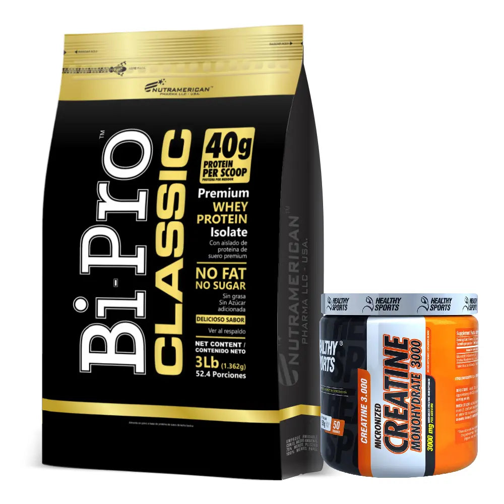 BiPro Classic 3 lb + Creatine Healhy 150 gr