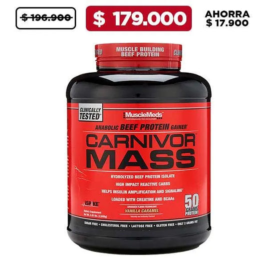 Oferta Carnivor Mass 5.7 lb - Zona FIT