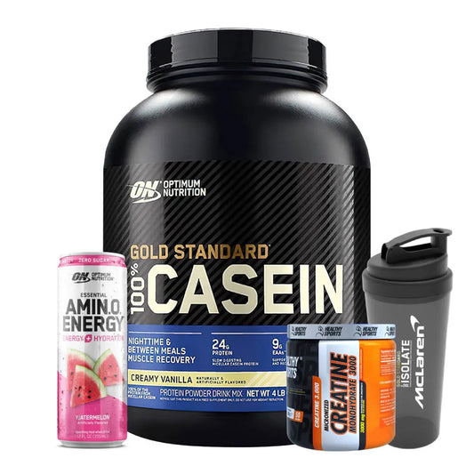 Gold Standard Casein 3.8 lb + Creatine Healthy 150 gr + Obsequios - Zona FIT