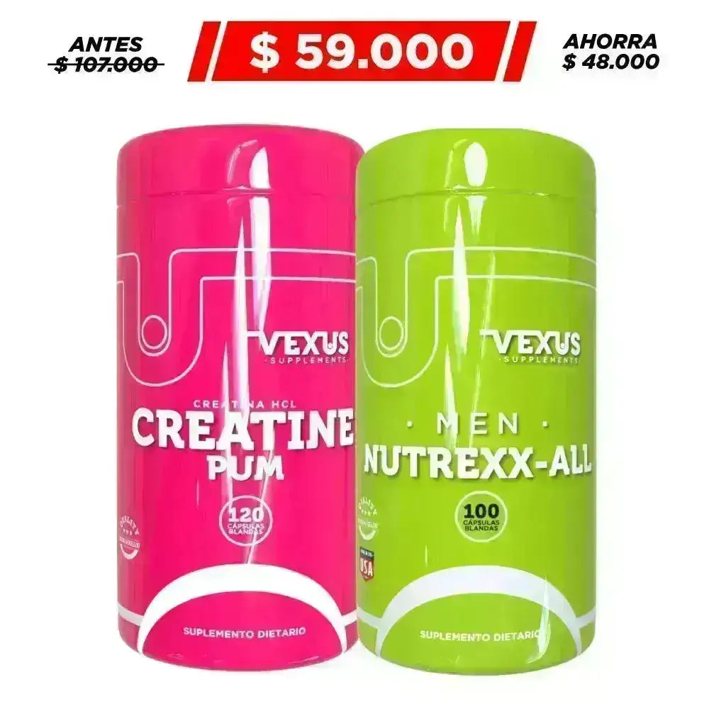 Creatine Pum 120 caps + Multivitaminico 100 caps - Zona FIT