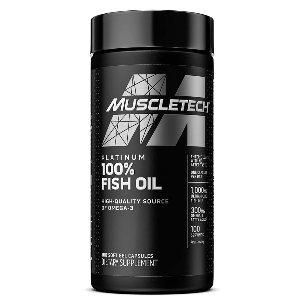 Platinum 100% Fish Oil Omega 3 Muscletech - Zona FIT