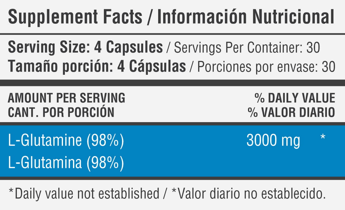 L-Glutamine Healthy Sports - Zona FIT