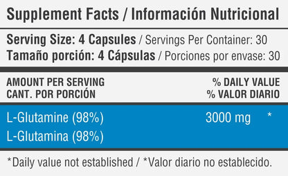 L-Glutamine Healthy Sports - Zona FIT