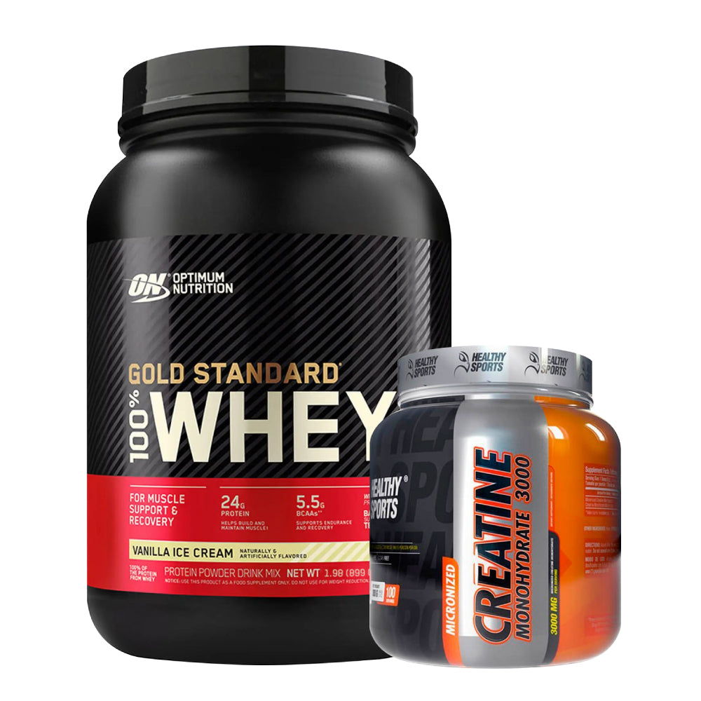 Gold Standard 2 lb + Creatine Healthy 300 gr - Zona FIT