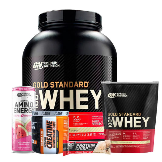 Gold Standard 5 lb + 1.5 lb + Creatine Healthy 150 gr + Obsequios - Zona FIT