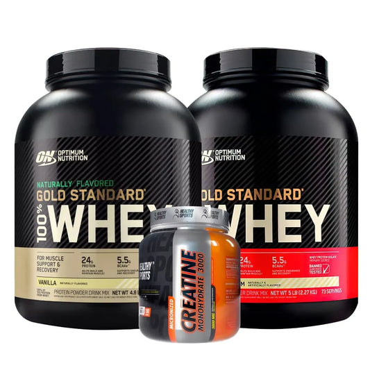 Gold Standard Natural 4.8 + Gold Standard 5 lb + Creatine Healthy 300 gr - Zona FIT