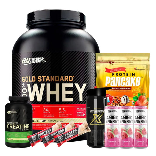 Gold Standard Whey 5 lb + Creatine Optimum 300 gr + Obsequios - Zona FIT