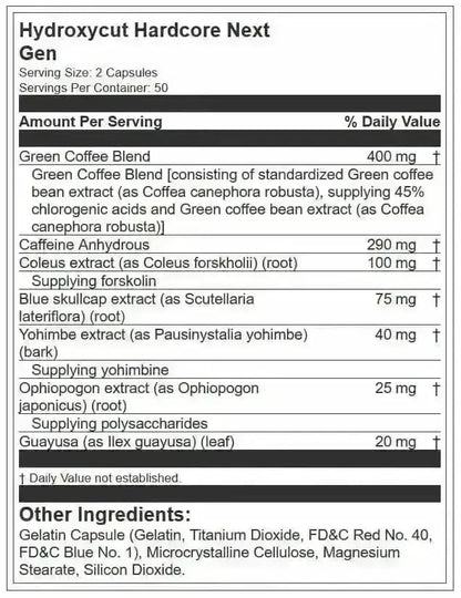 Hydroxycut Hardcore Next Gen Muscletech - Zona FIT