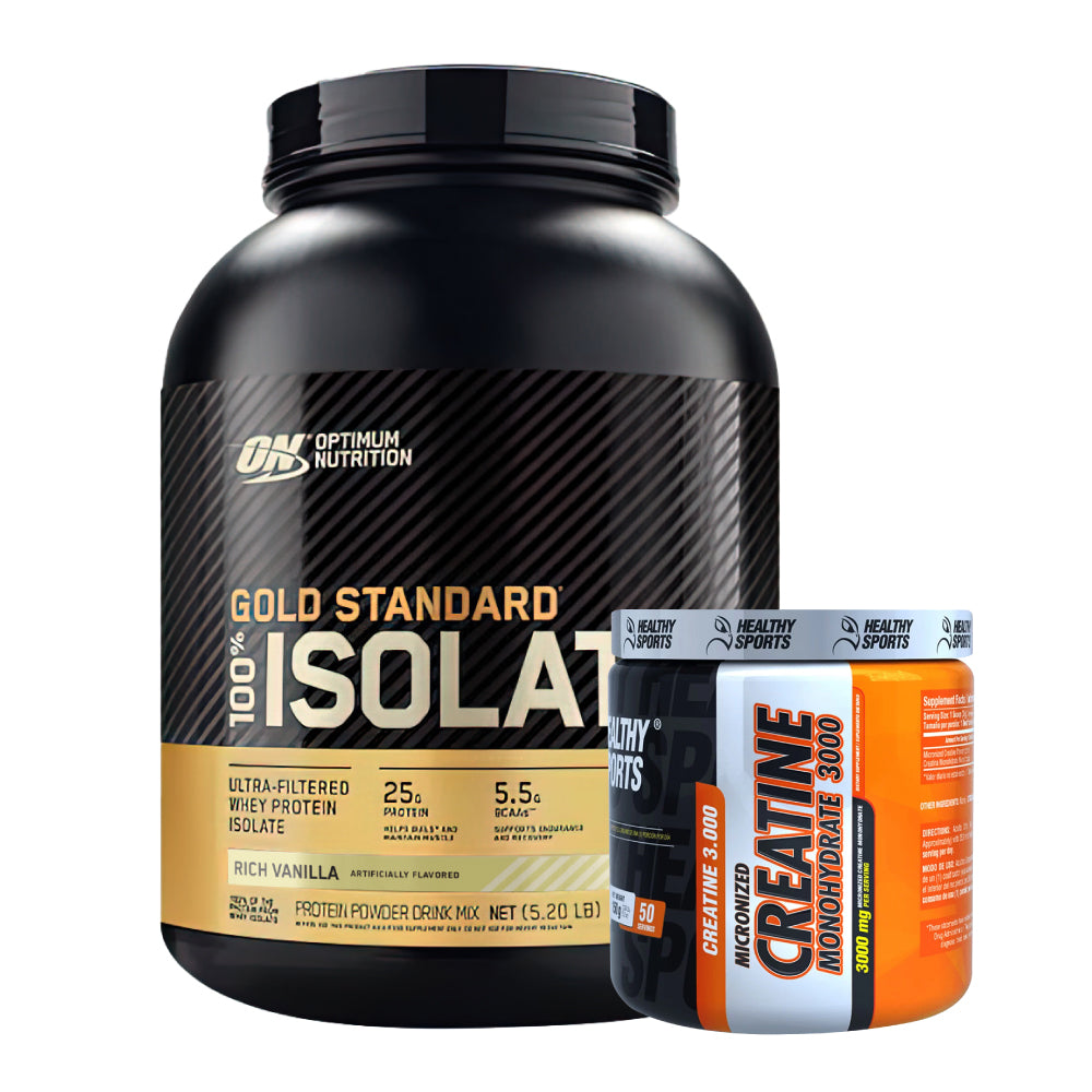 Gold Standard Isolate 5 lb + Creatine Healthy 150 gr - Zona FIT