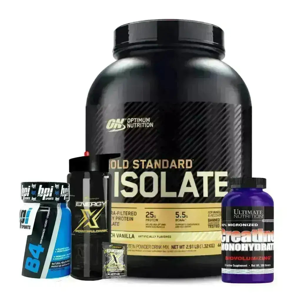 Gold Standard Isolate 3 lb + Creatine Ultimate 300 gr + Obsequios - Zona FIT