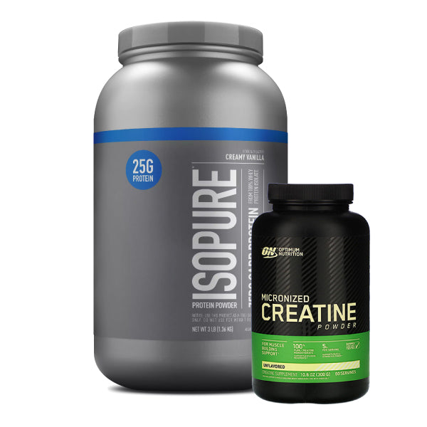 Isopure Zero Carb 3 lb + Creatine Optimum 300 gr - Zona FIT