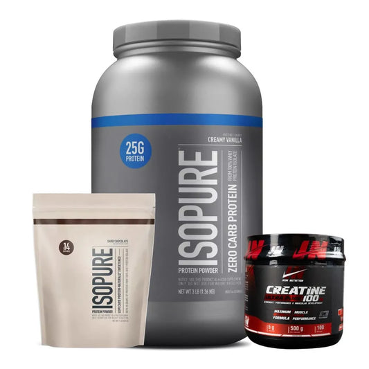 Isopure 3 lb + Isopure 1 lb + Creatine Iron 500 gr - Zona FIT