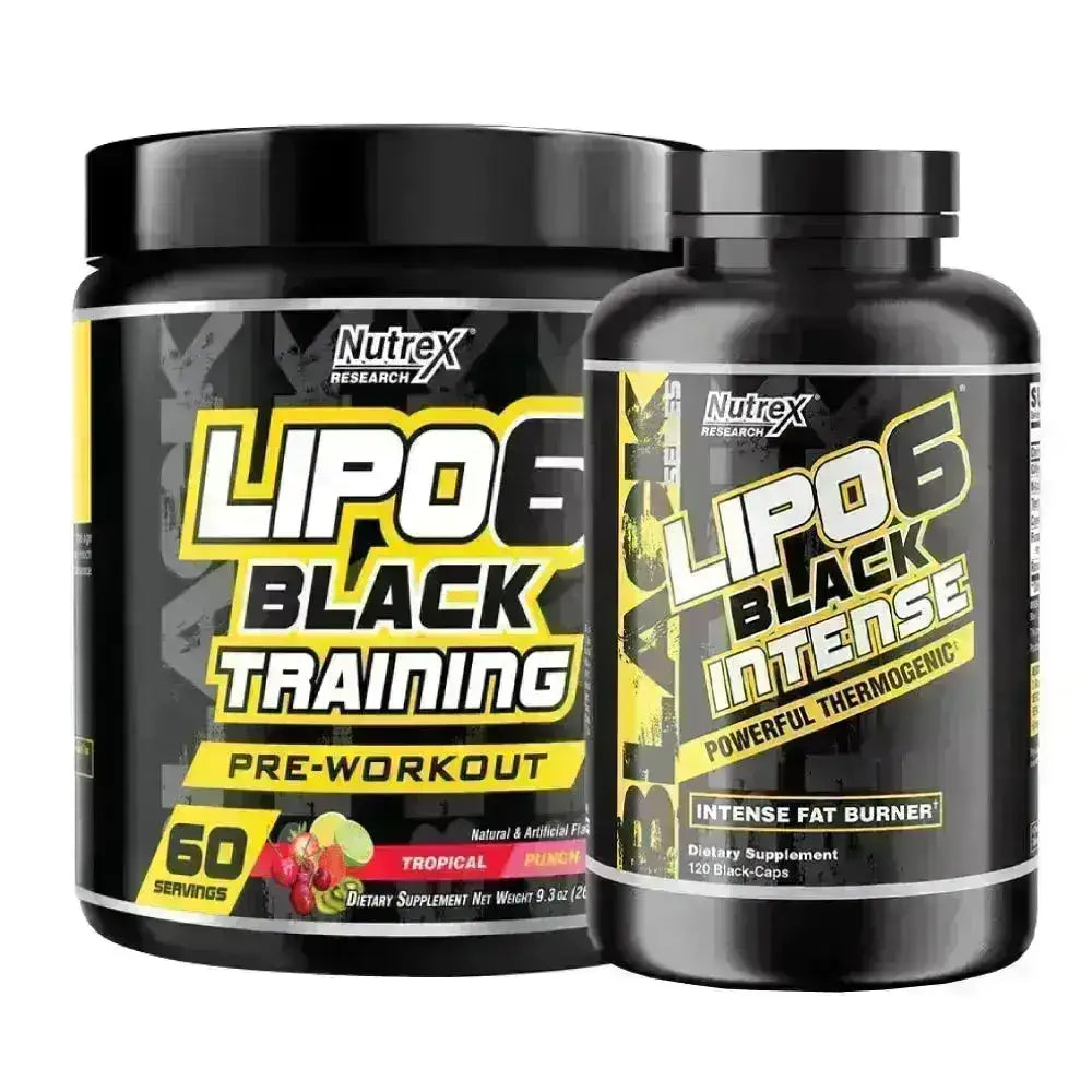 Lipo 6 Black Intense 120 caps + Lipo 6 Black Training 60 serv - Zona FIT