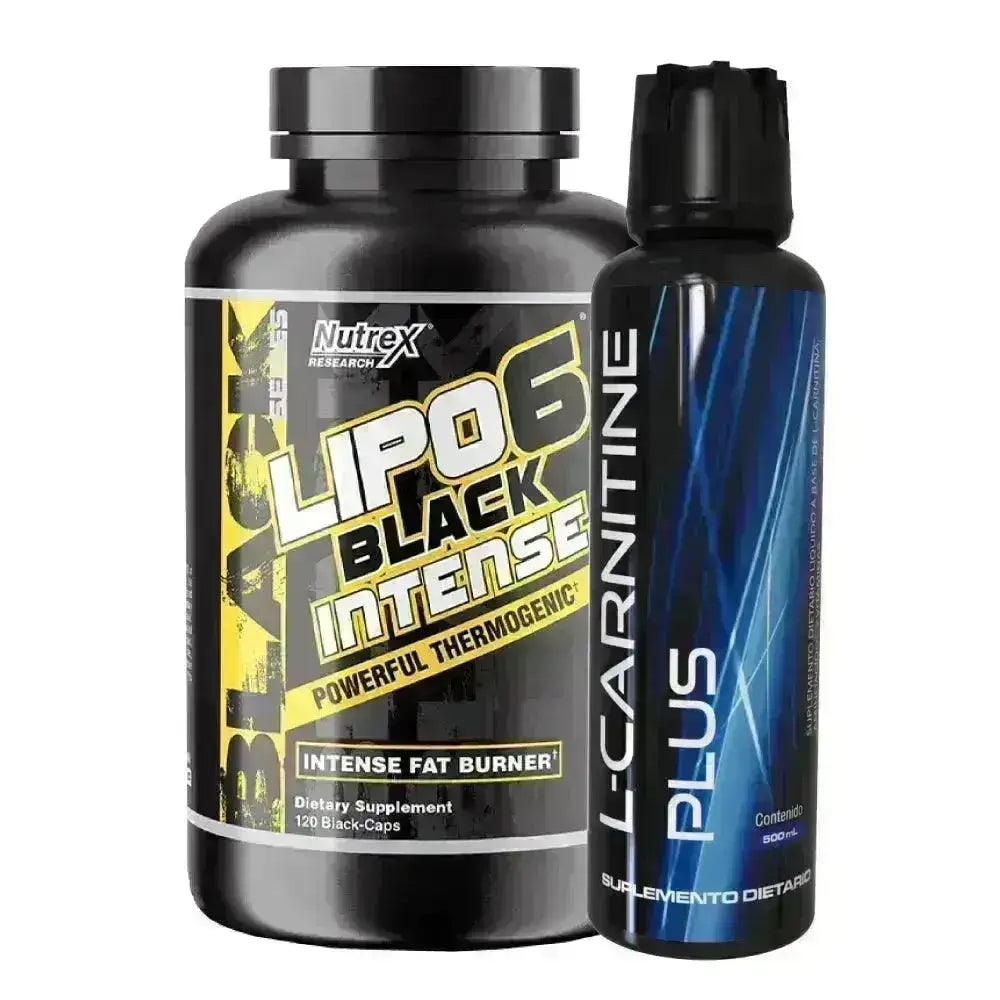 Lipo 6 Black Intense 120 caps + L-Carnitine Plus 500 ml - Zona FIT