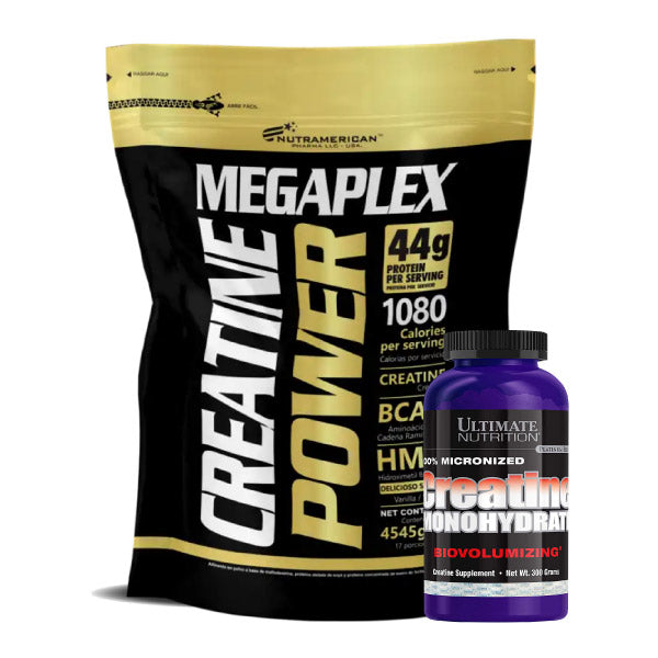 Megaplex 10 lb + Creatine Ultimate 300 gr - Zona FIT