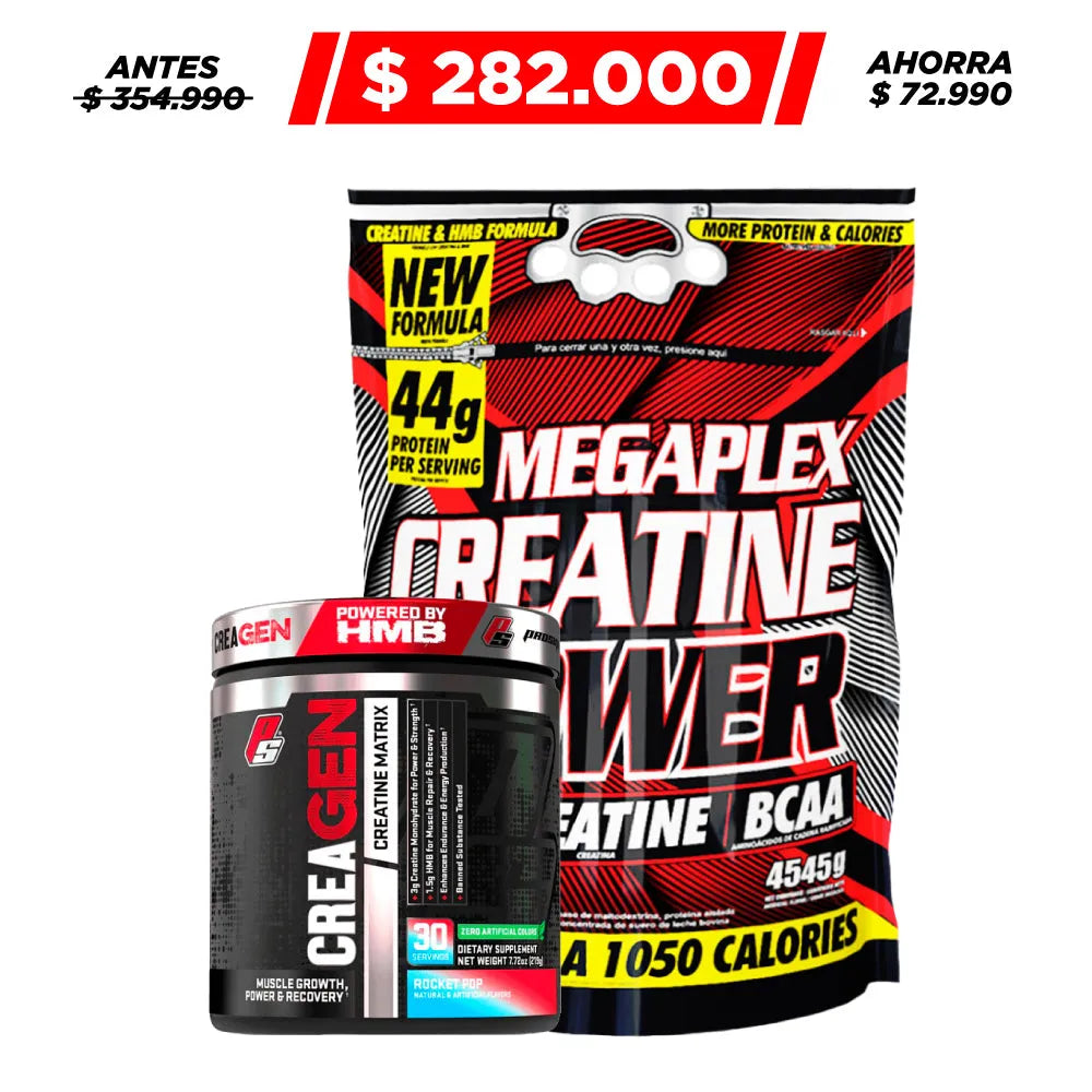 Megaplex 10 lb + Creagen 30 serv - Zona FIT