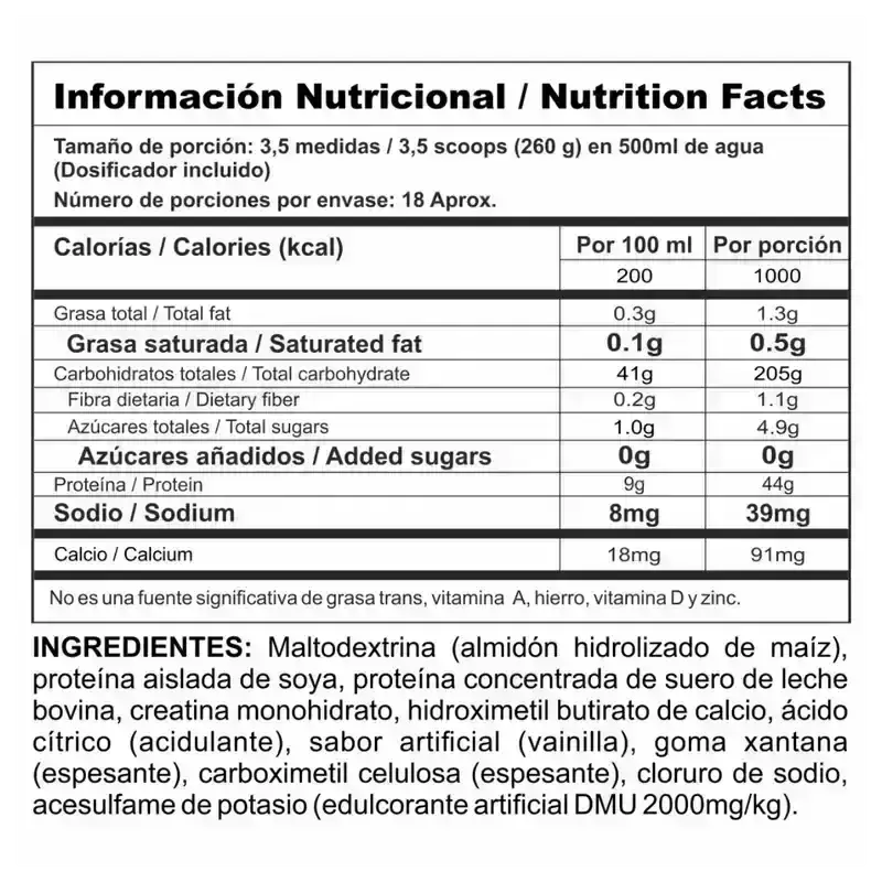 Megaplex Creatine Power - Proteína de suero de leche – Zona FIT