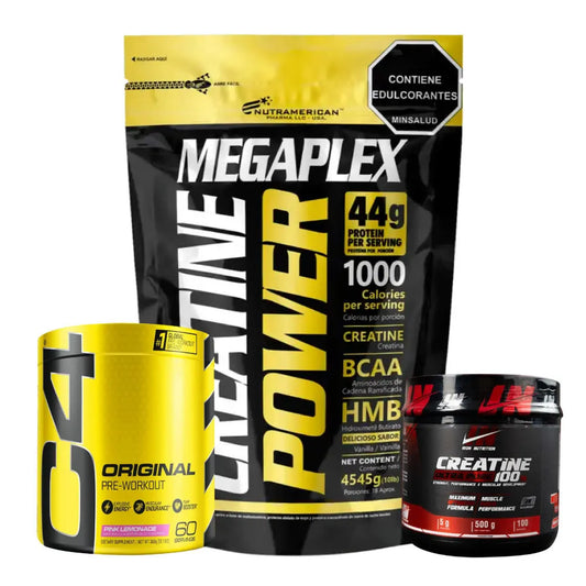 Megaplex 10 lb + C4 60 ser + Creatine Iron 500 gr - Zona FIT