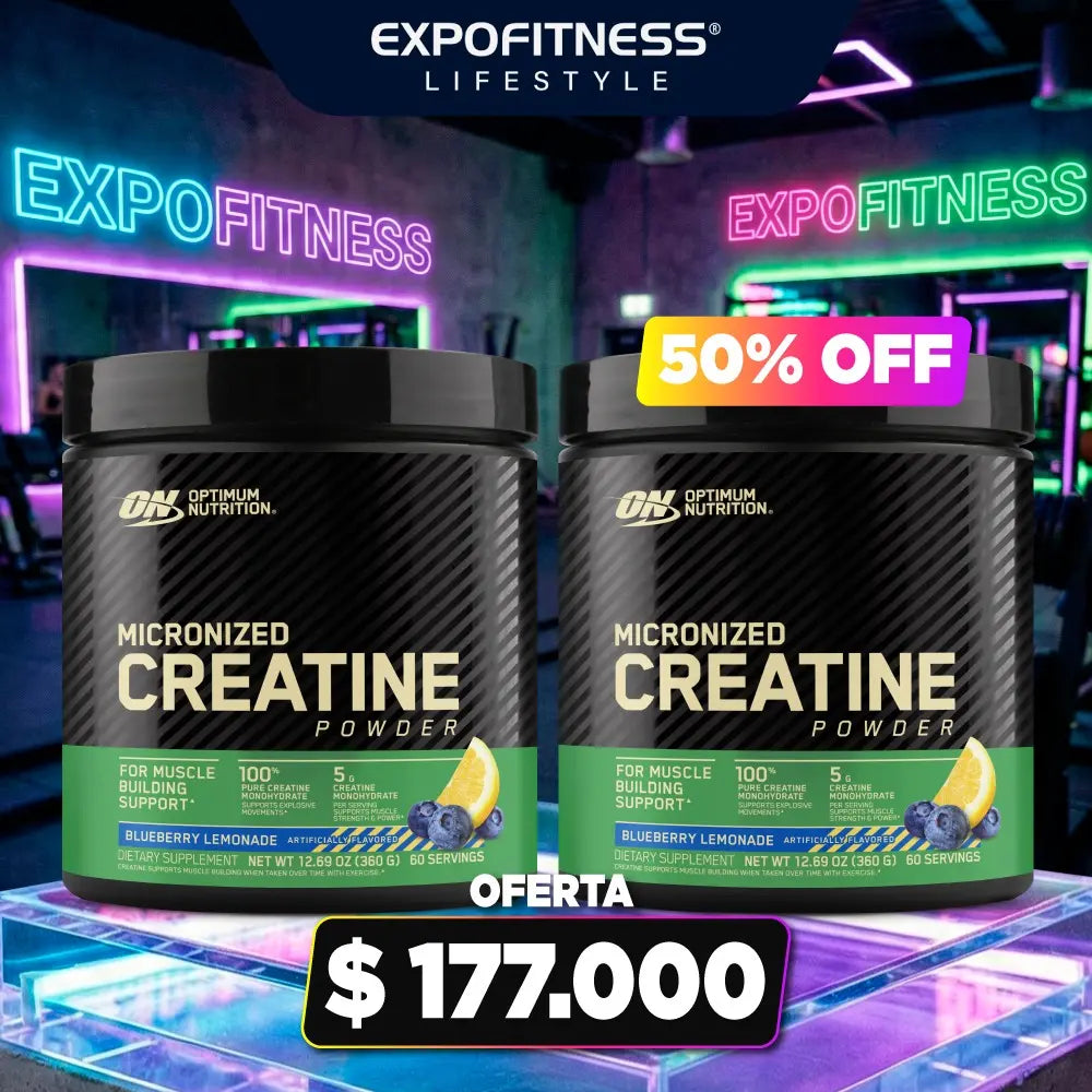 2 und Creatine Optimum 60 Serv Blueberry Lemonade