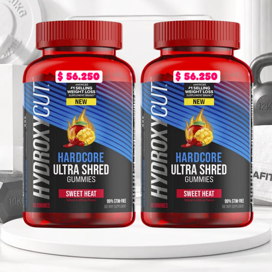 2 und Hydroxycut Muscletech 60 gomas