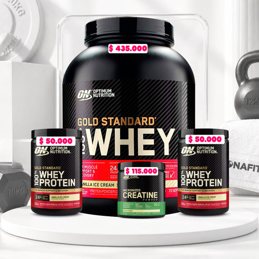 2 und Gold Standard 10 Serv + Gold Standard 5 lb + Creatine Optimum 60 Serv