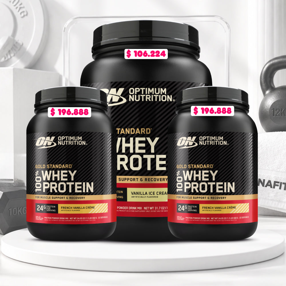 3 und Gold Standard 100% Whey