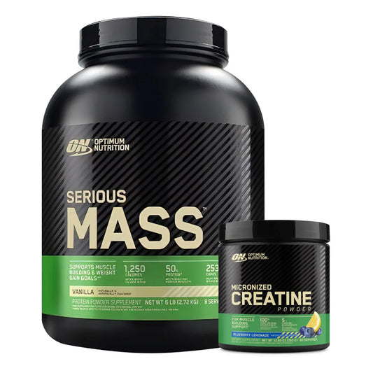 Serious Mass 6 lb + Creatine Optimum 60 Serv