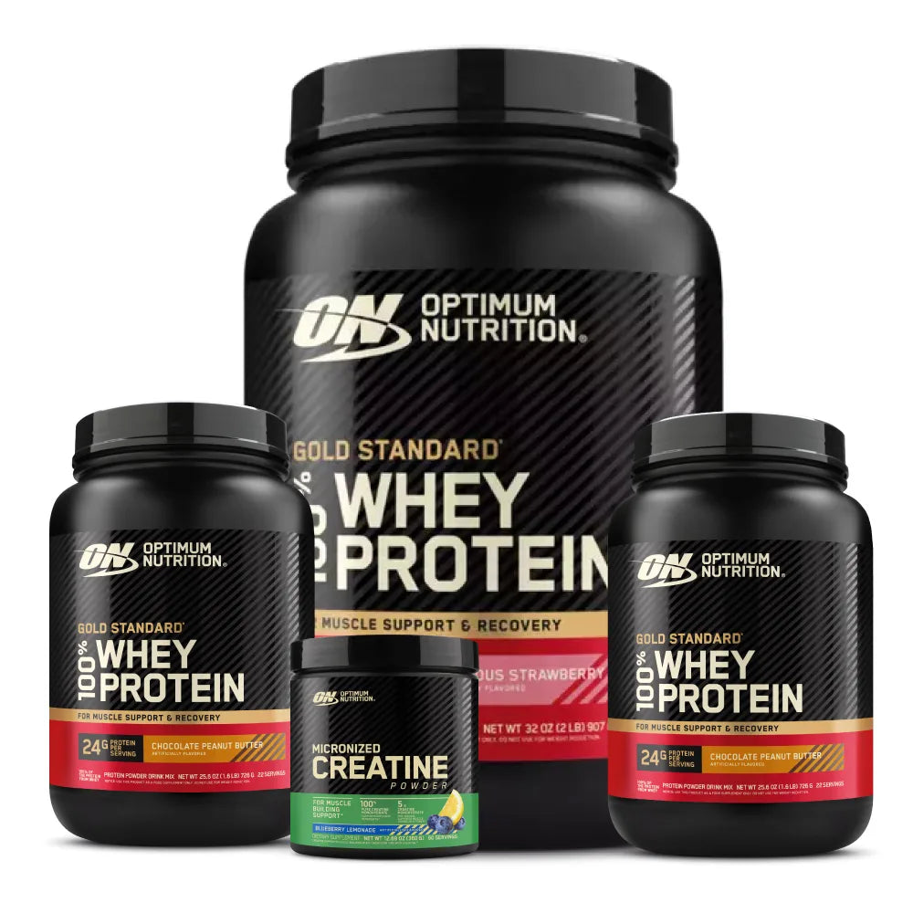 3 und Gold Standard 100% Whey + Creatine Optimum 60 Serv