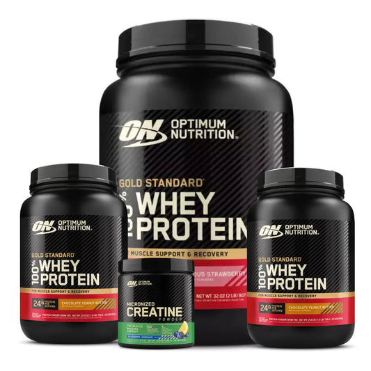 3 und Gold Standard 100% Whey + Creatine Optimum 60 Serv