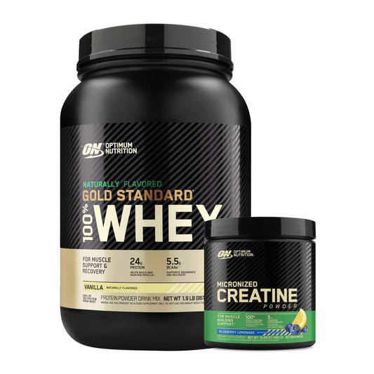 Gold Standard Naturally Flavored 1.9 LB + Creatine Optimum 60 Serv