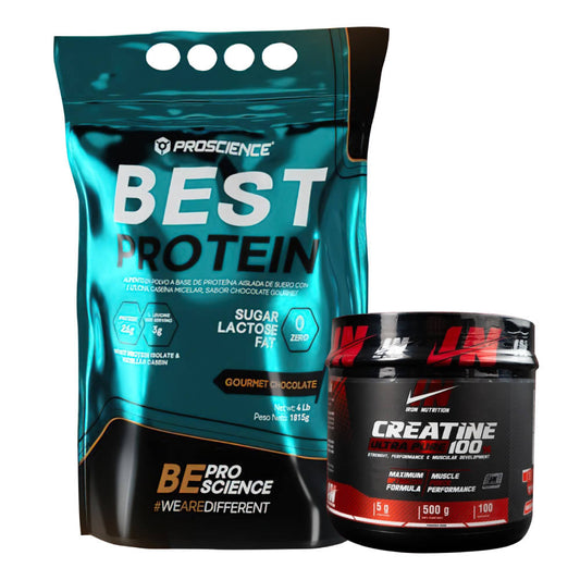 Best Protein 4 lb + Creatine Iron 500 gr - Zona FIT