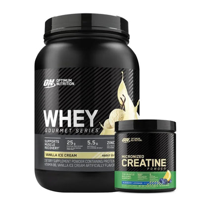 Whey Gourmet 2 lb + Creatine Optimum 60 Serv