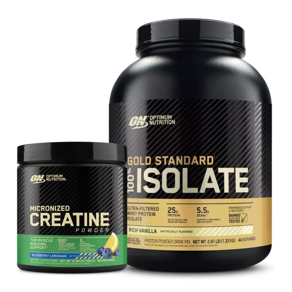Gold Standard Isolate 3 lb + Creatine Optimum 300 gr – Zona FIT