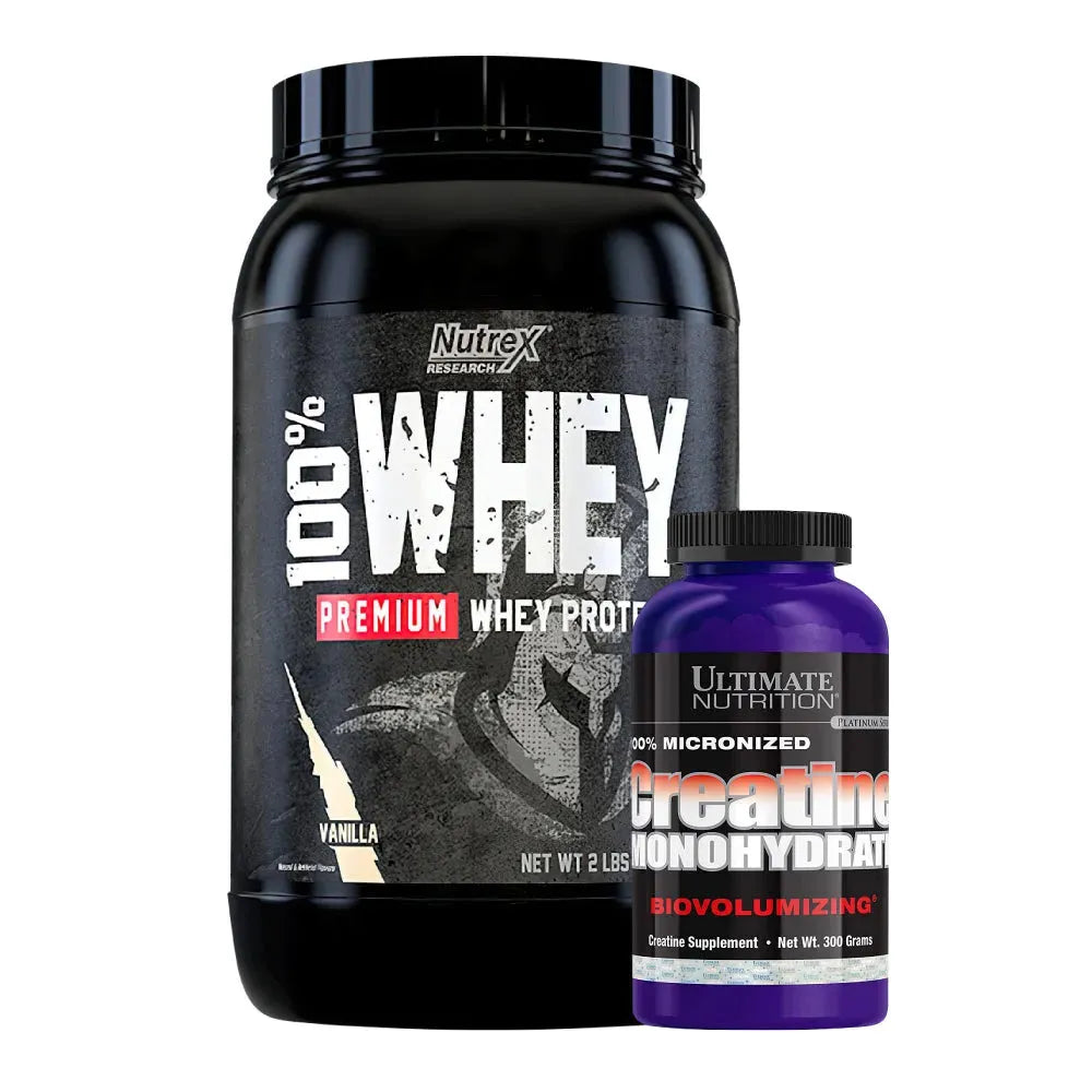 100% Whey Premium 2 lb + Creatine 60 serv - Zona FIT