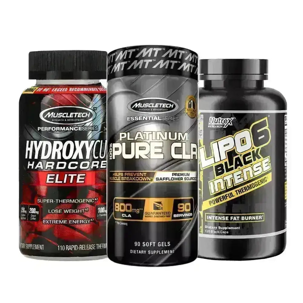 Hydroxycut Elite 110 caps + Lipo 6 Intense 120 caps + Pure CLA 90 caps - Zona FIT