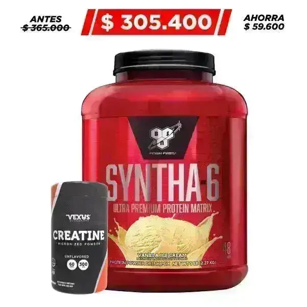 Syntha-6® 5 lb + Creatine 300 gr - Zona FIT