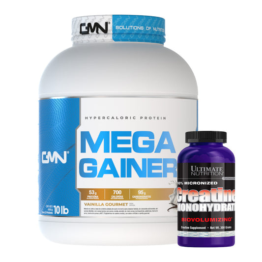 Mega Gainer 10 lb + Creatine Ultimate 300 gr - Zona FIT