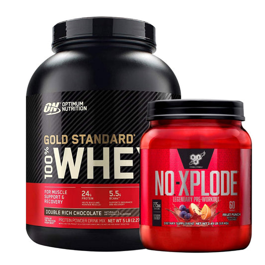 Gold Standard 5 lb + NO Xplode 60 ser - Zona FIT