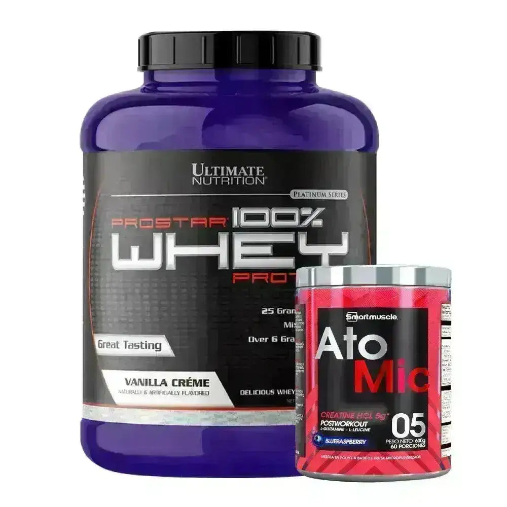 Prostar Whey 5 lb + Atomic 60 serv - Zona FIT