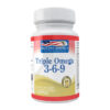 Triple Omega 3-6-9 1200 mg 120 caps Healthy America: Suplemento de ácidos grasos esenciales