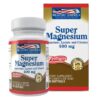 Super Magnesium 400mg 100 Caps Healthy America: Suplemento de magnesio para la salud