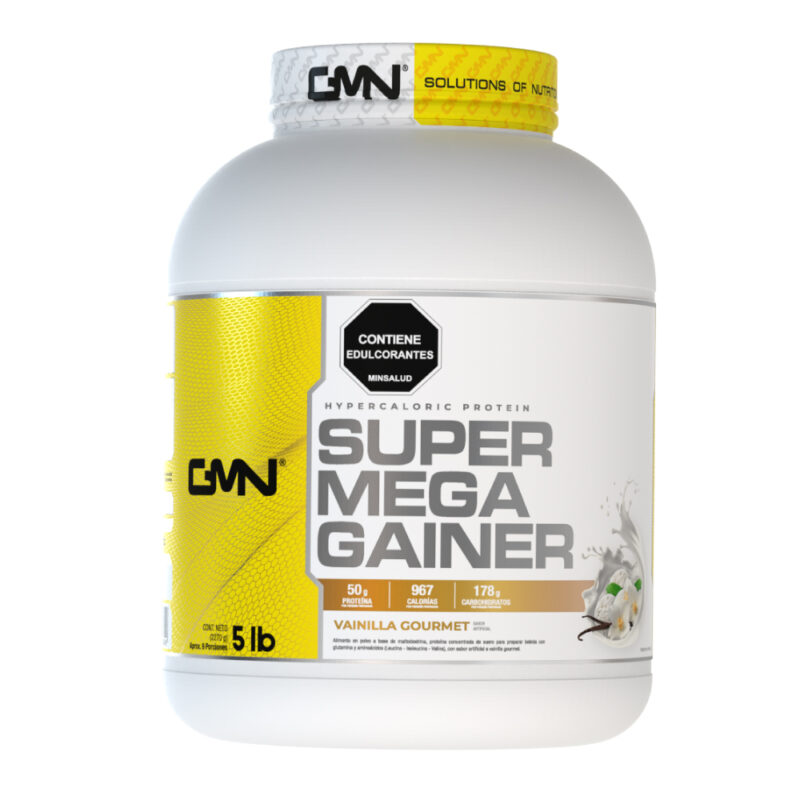 Super Mega Gainer 5 lb GMN: Fórmula avanzada para ganar masa muscular